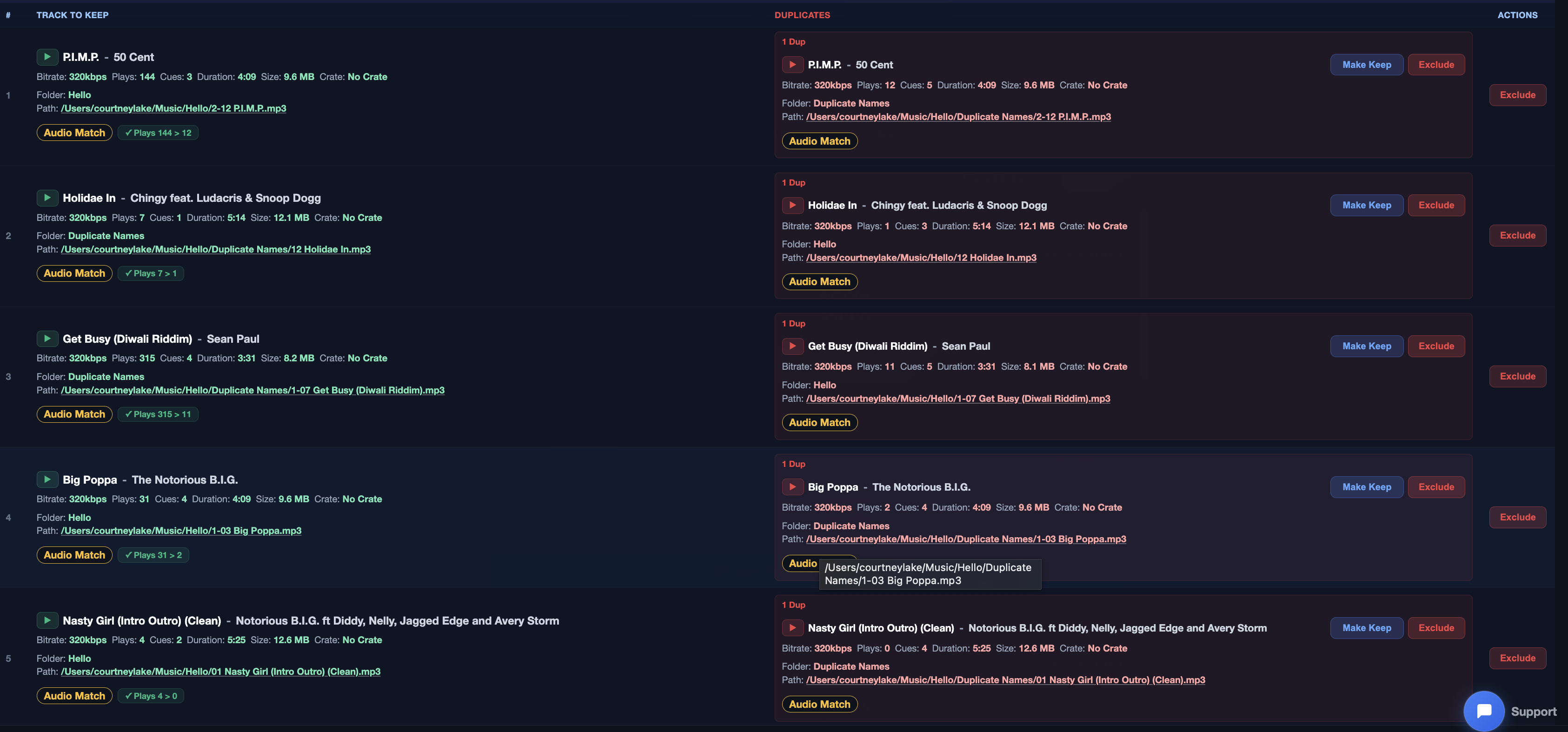 Scan, review, and manage duplicates in MLT Find Duplicates
